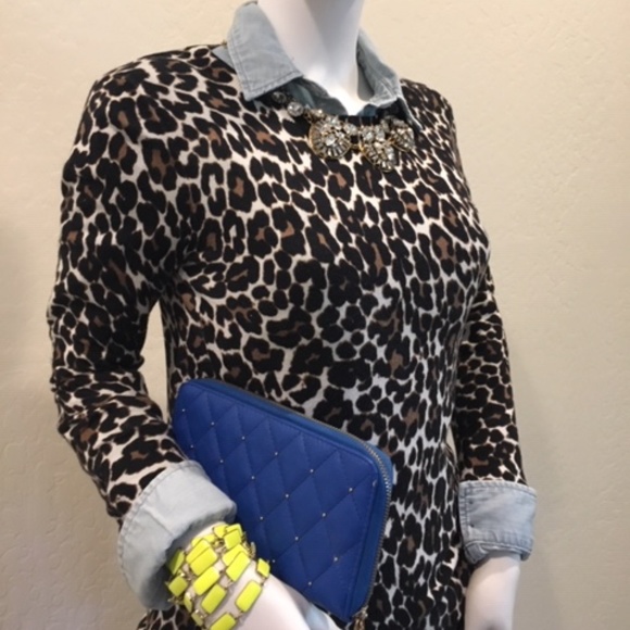 J. Crew Sweaters - J. Crew leopard sweater